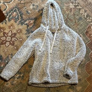 Eddie Bauer Gray Textured Hoodie